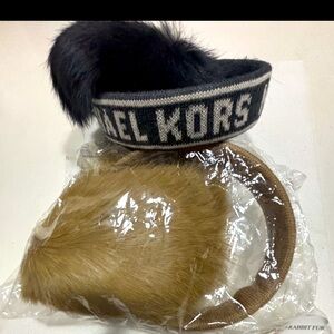 Beautiful brand new Michael kors designer earmuffs. Real fur. Never used